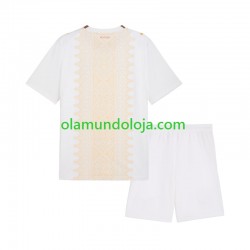Camisola Marrocos Criança Equipamento Segundo 2026 Manga Curta